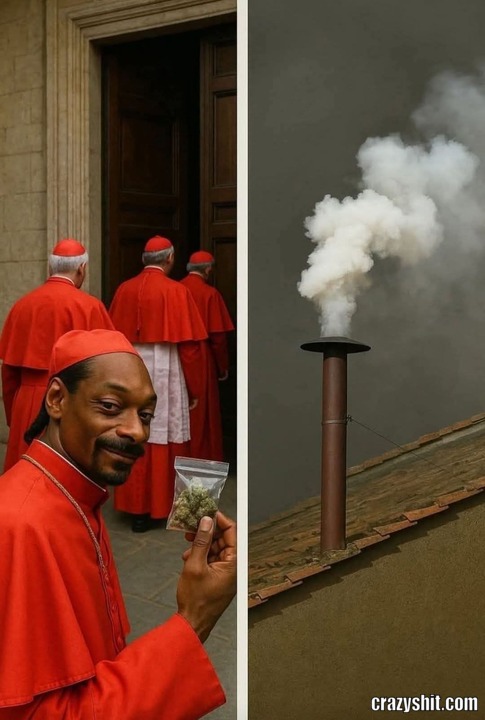 Pope Is Stoned