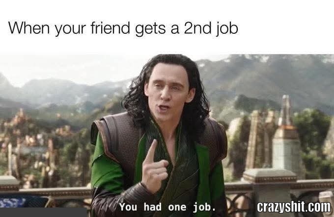 You Had One Job