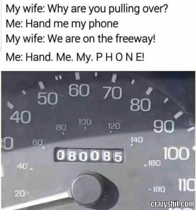 wife why are you pulling over