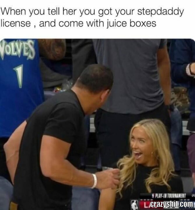 when you tell you got
