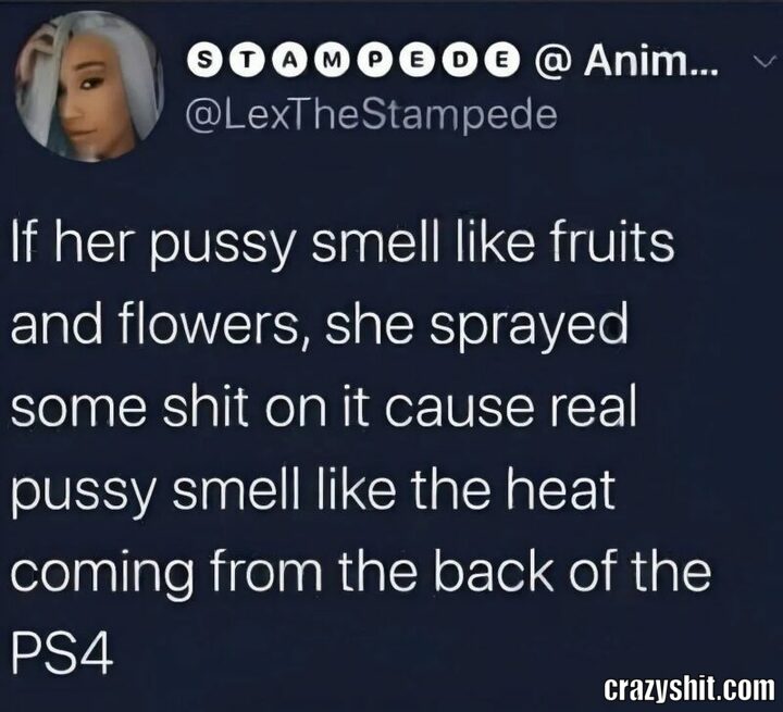 pussy smell like fuit