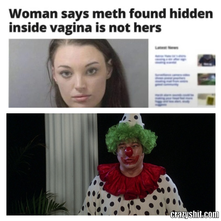woman says fount meth