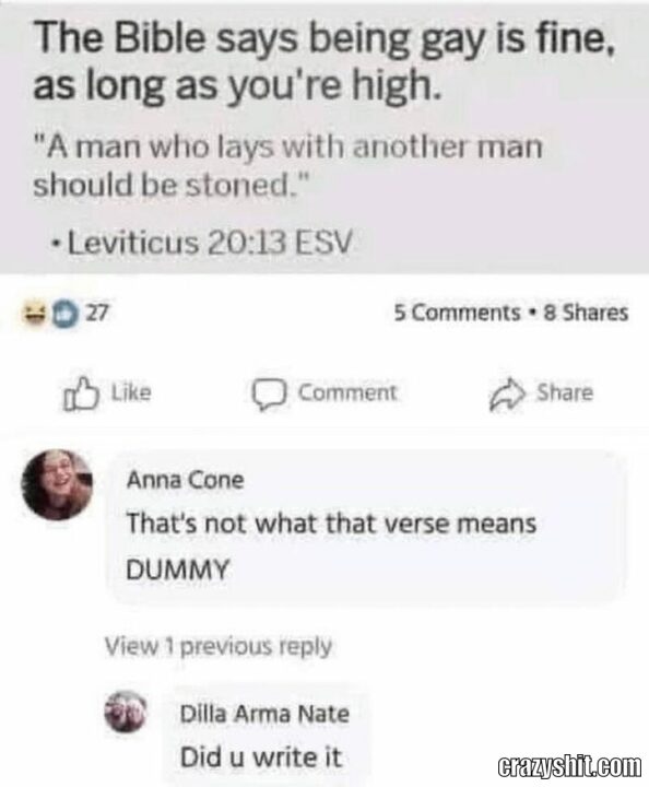 be gay is fine