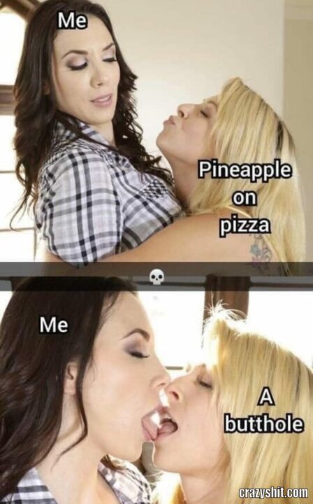 pine appel vs butthole
