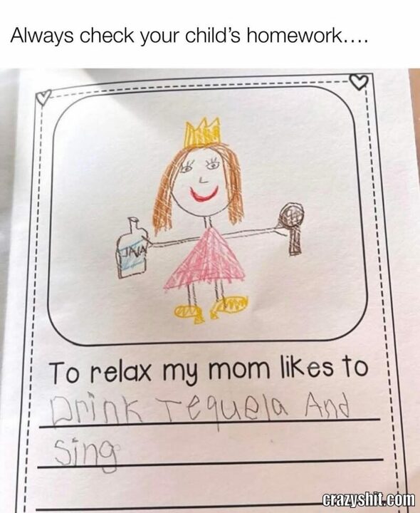 childs homework