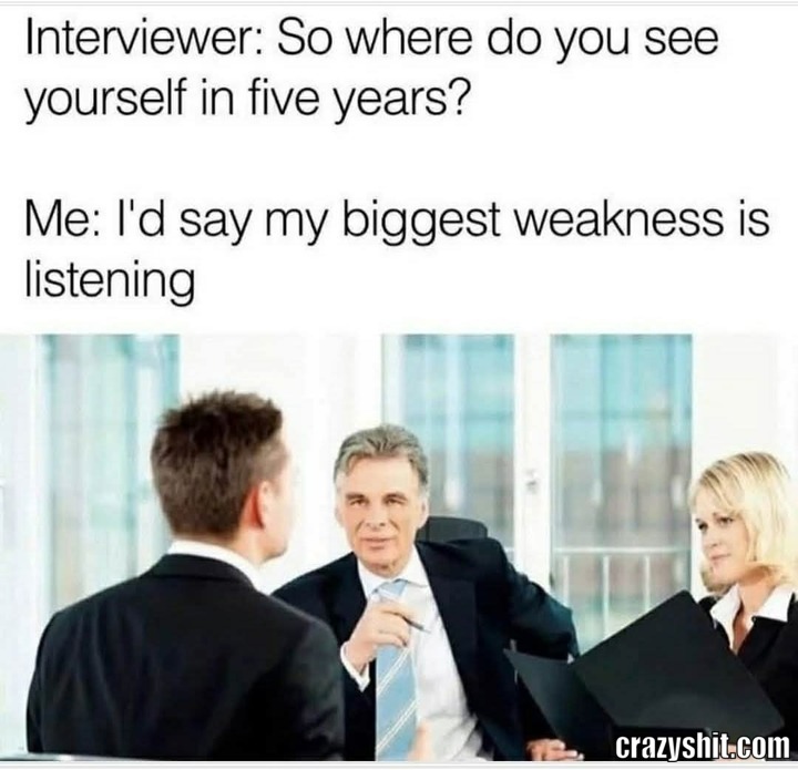 He Can't Hear You