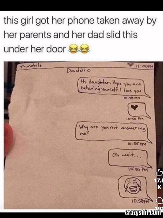You Can't Send A Message