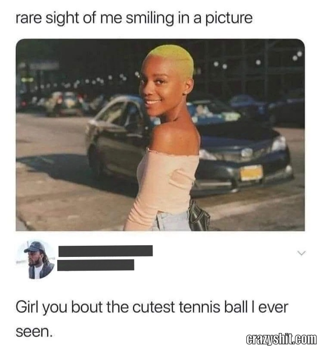 A Cute Tennis Ball