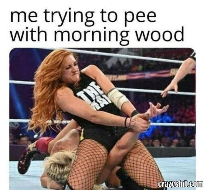 pee with morning wood