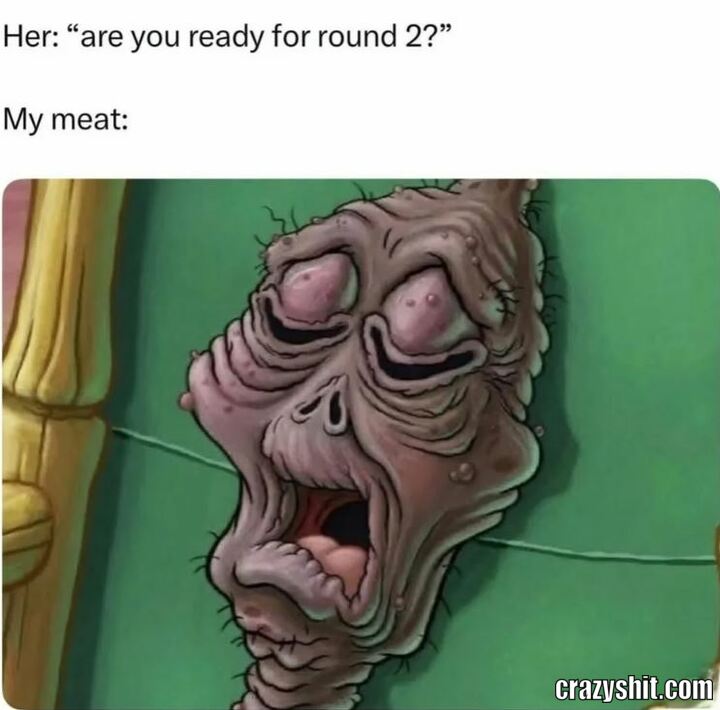 He Is Exhausted