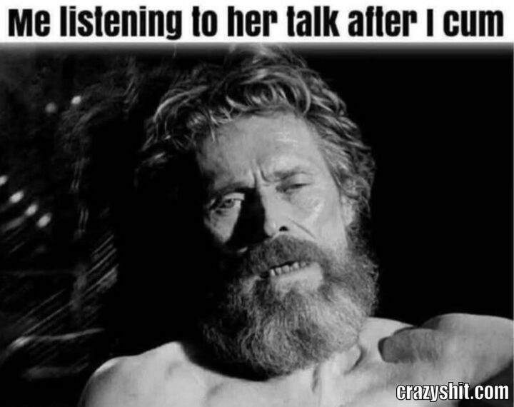 me lisning to her