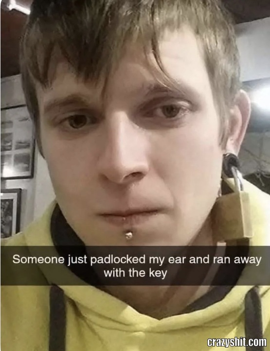 Padlocked he/she/him but its ok its only a Masterlock