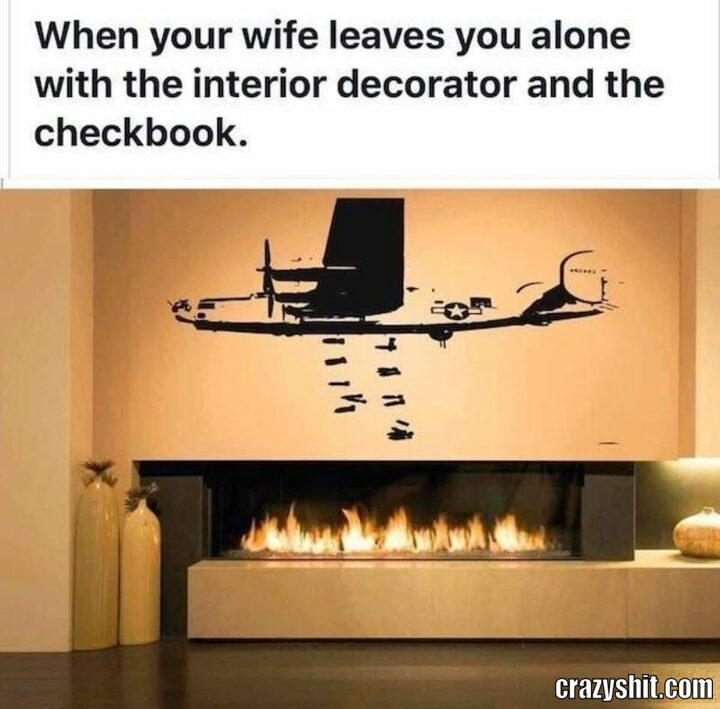 when your wife