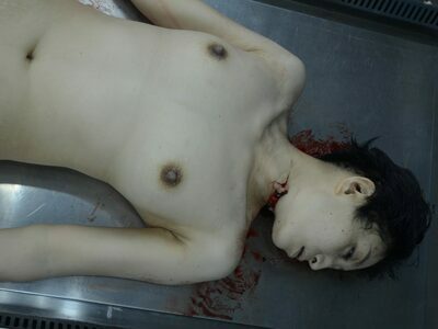 Chinese Woman Throat Slit