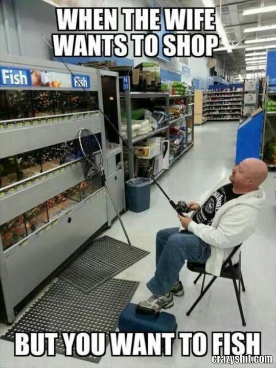 when your wife want to shop
