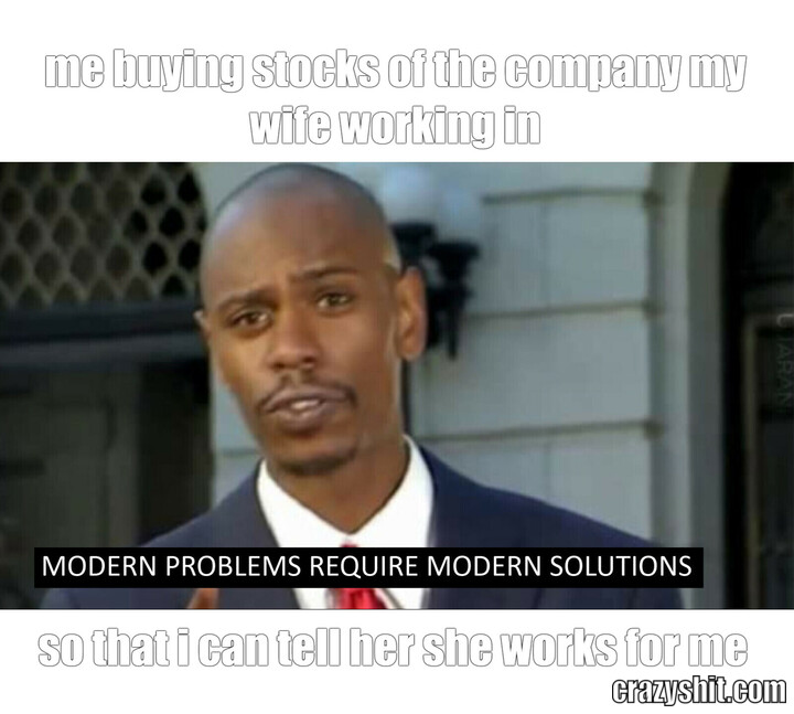 buying stocks were my wife working
