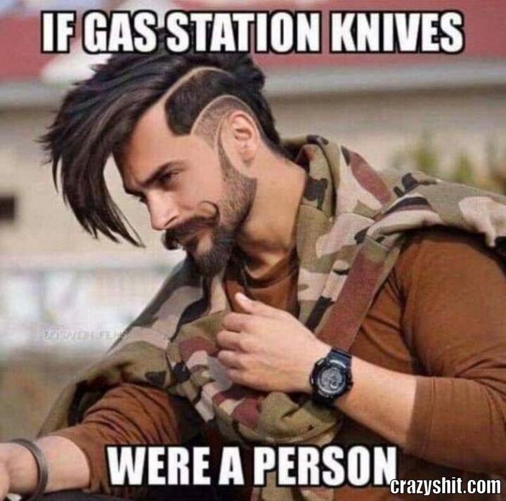 gas station knife