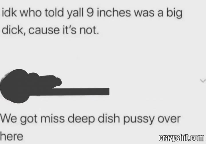 How Deep Is Your Pussy
