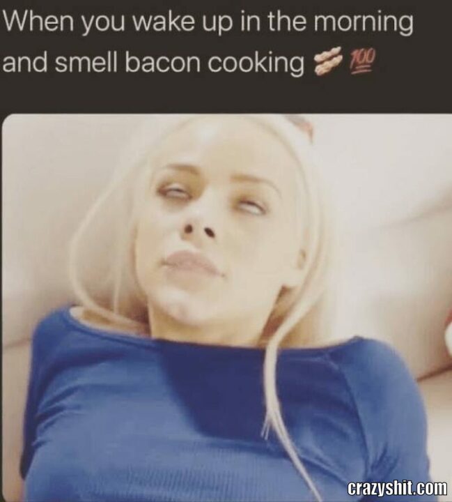 wheb you wake op in de morning