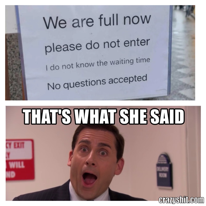 that what she says