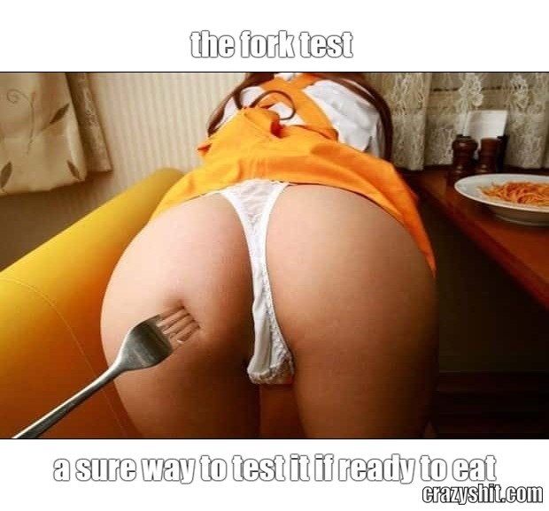 a sure way to test it if ready to eat