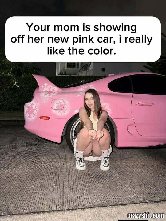 Nice Pink Car