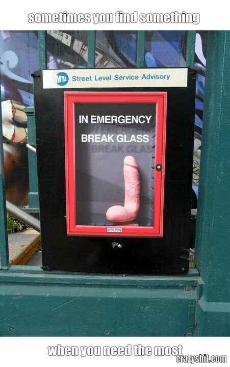 sometimes you find something