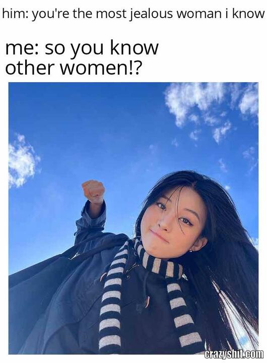 jeilous woman