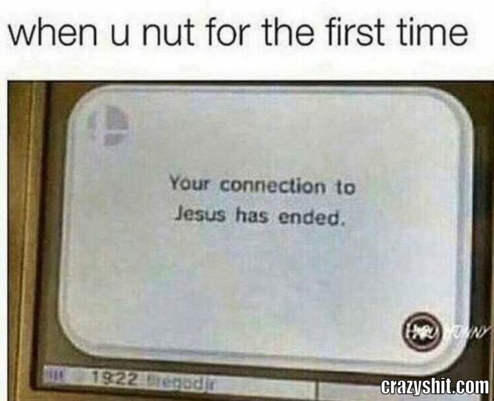 when you nut for
