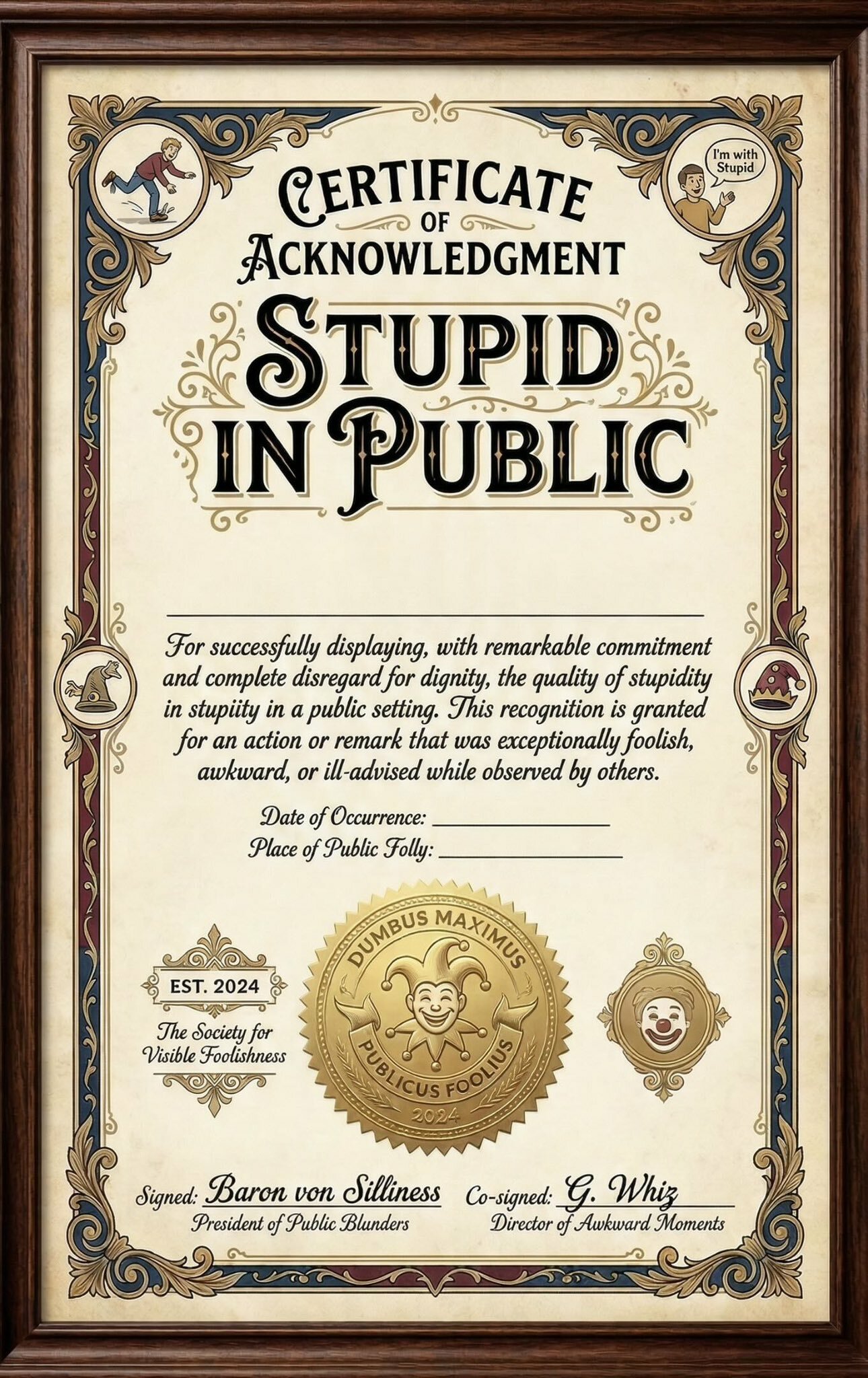 Democratic inclusion certificate