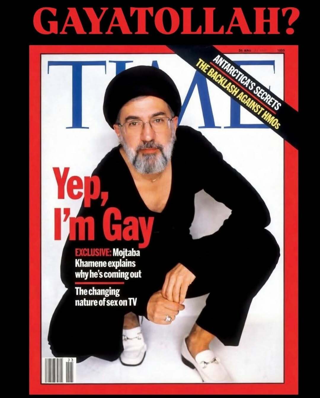 TRUMP CREDITED FOR IRANS 1ST GAY LEADER!!!