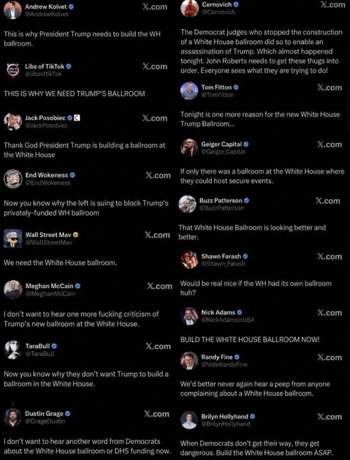 Nothing strange to see here at all.