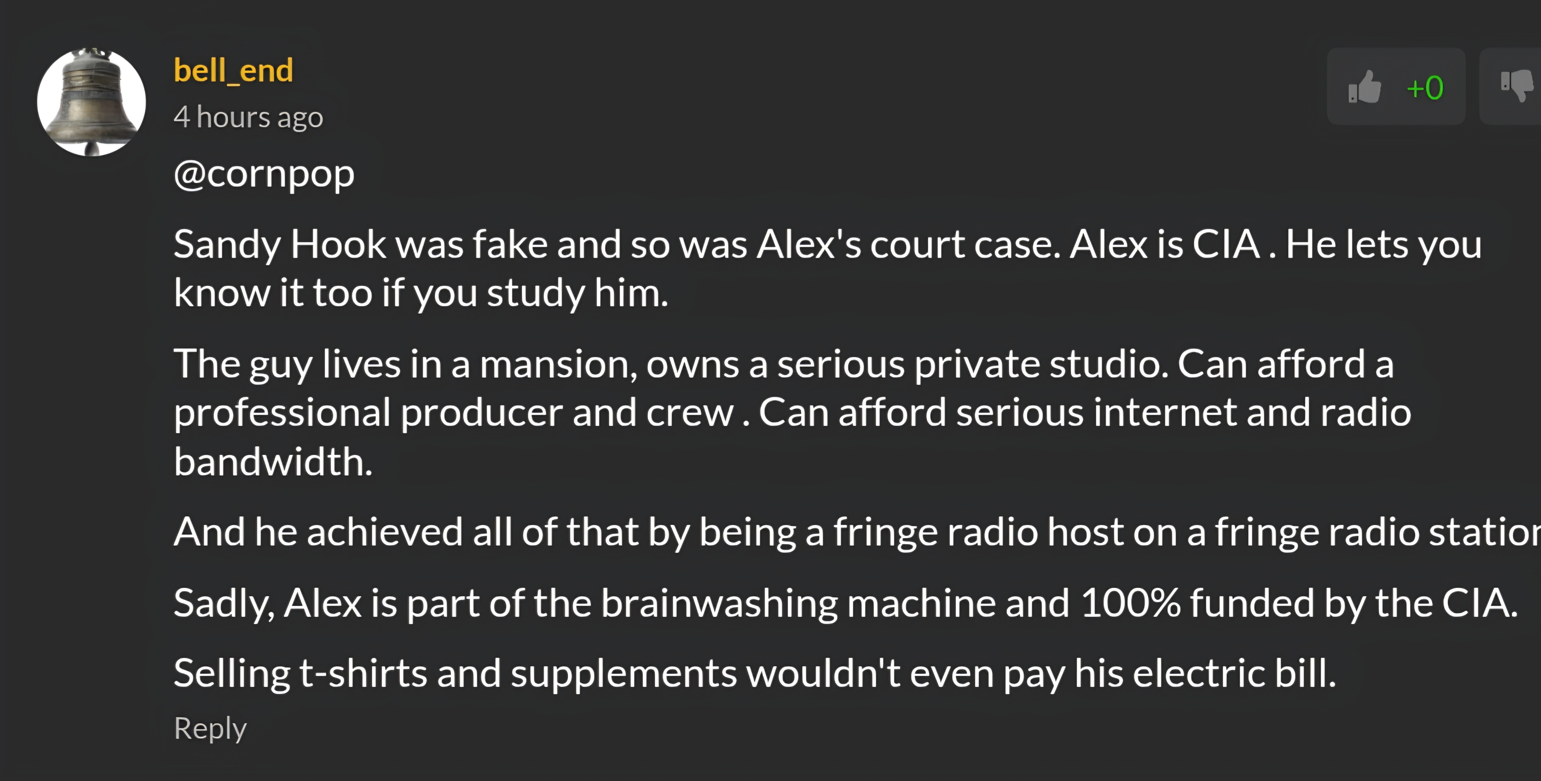 Imagine being so desperate to feel smart that you ignore reality