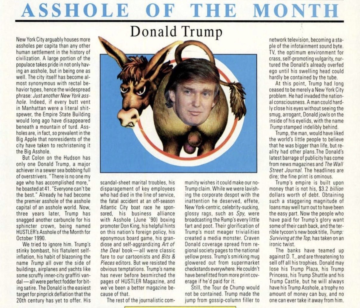 Hustler Called It&hellip;..