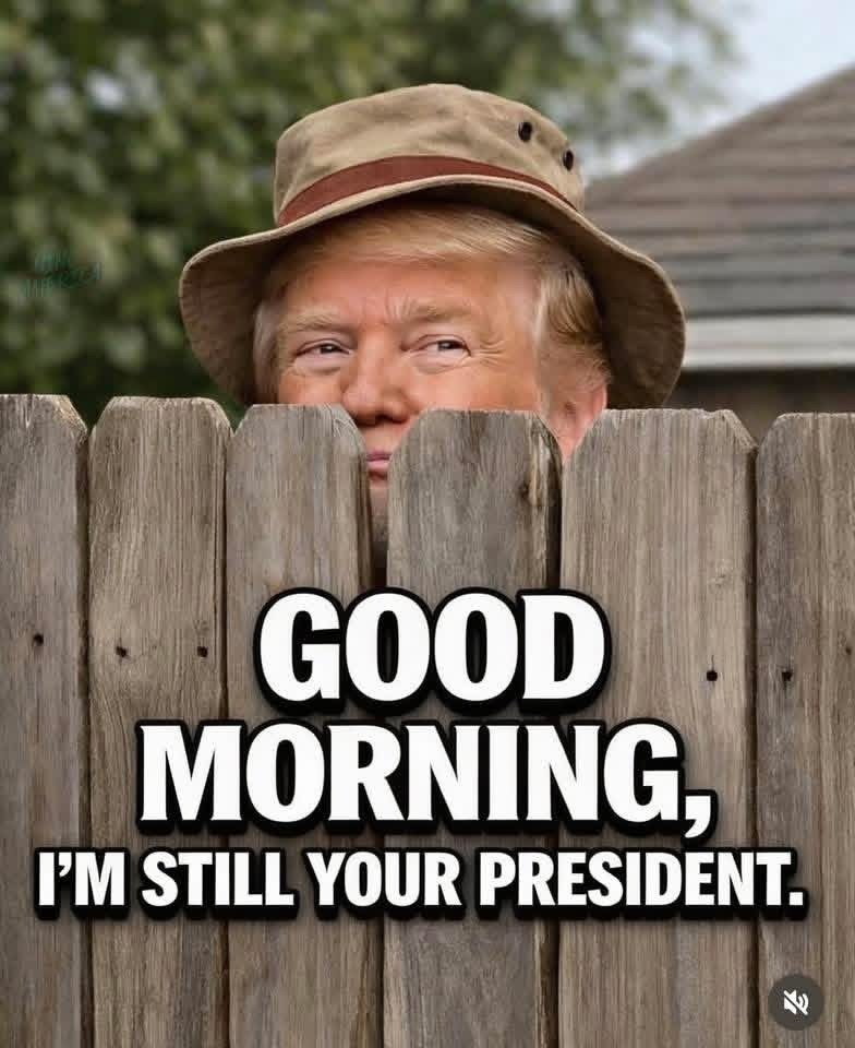 Good morning TDS psychopaths