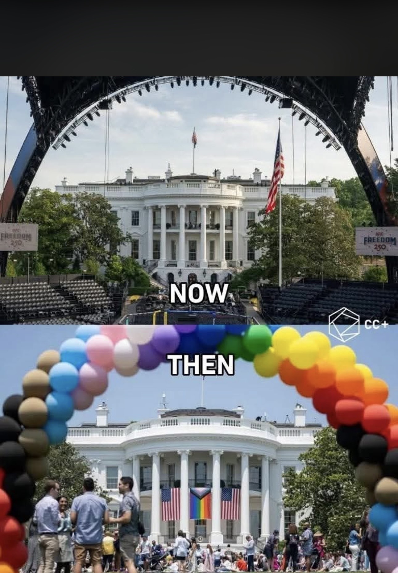 Where was the clutching of pearls from the Left when Biden staged this clusterfuck?