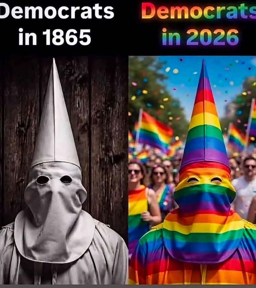 Different times, same ideology.