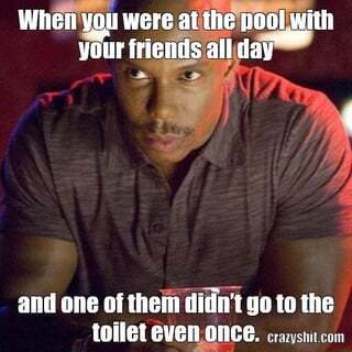 Pool Friends Peeing
