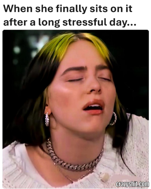 After A Stressful Day