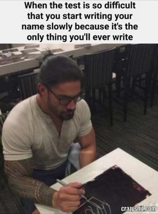 Name on the Test