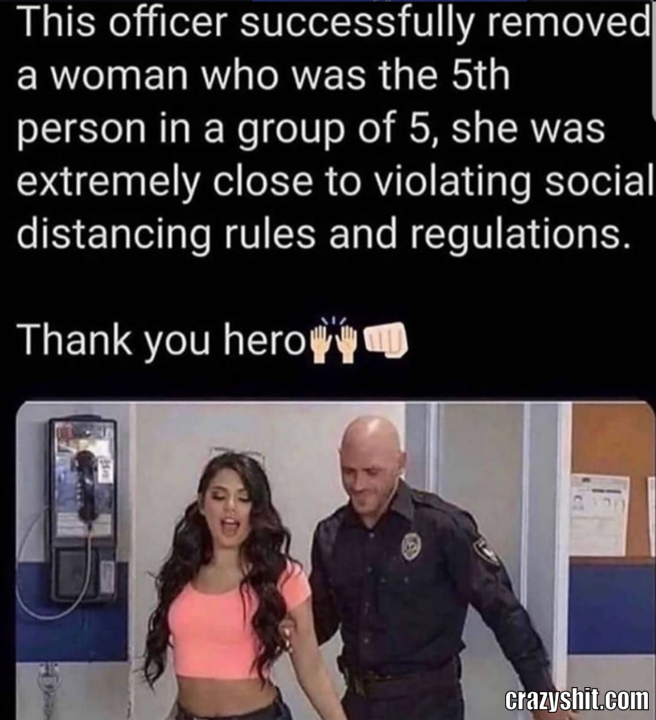 Officer Saves Woman