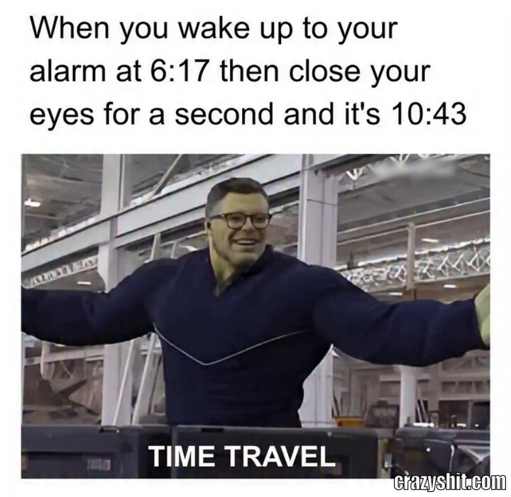 When You Wake Up To Your Alarm