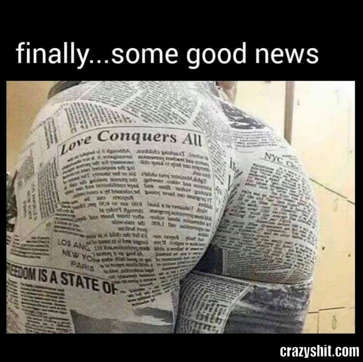 Finally Some Good News