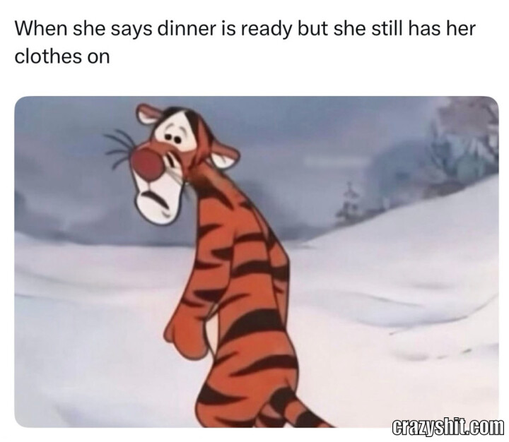 Dinner Not Really Ready