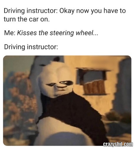 Turning On The Car