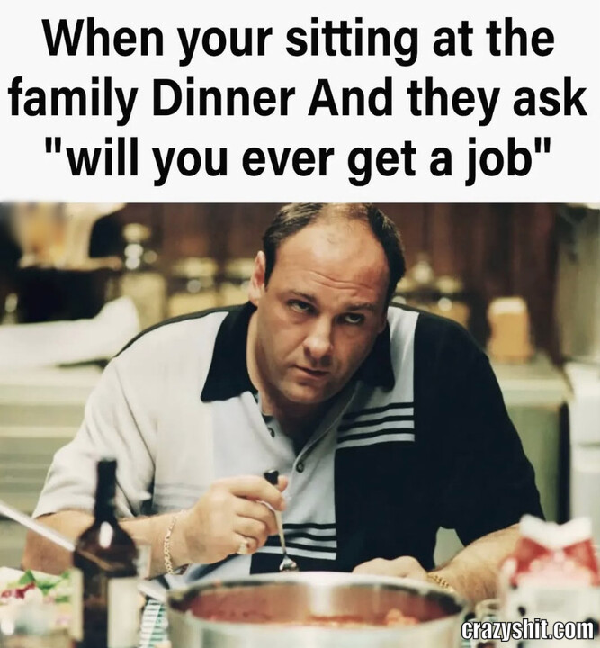 Unemplyed Family Dinner