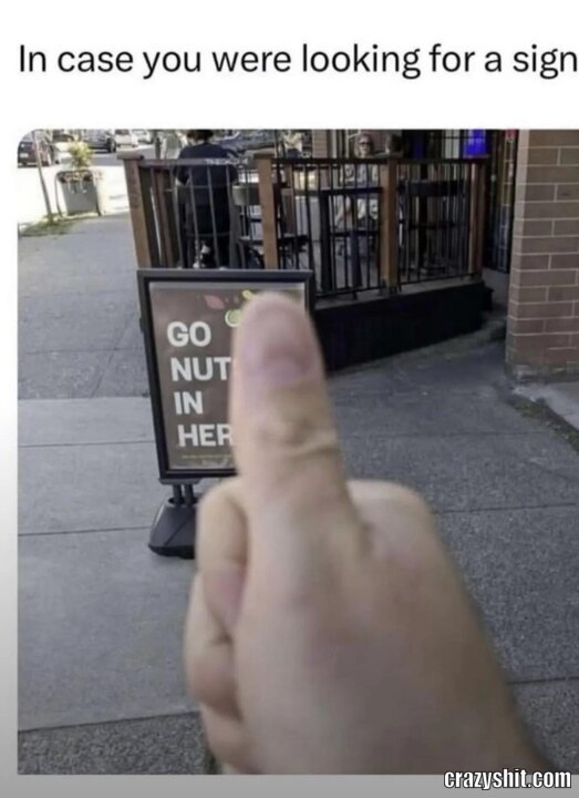 The Sign You Were Waiting For