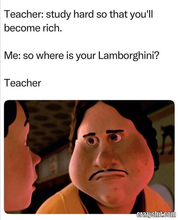 Teacher's Lambo