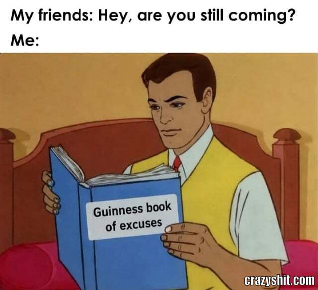 The Great Book of Excuses