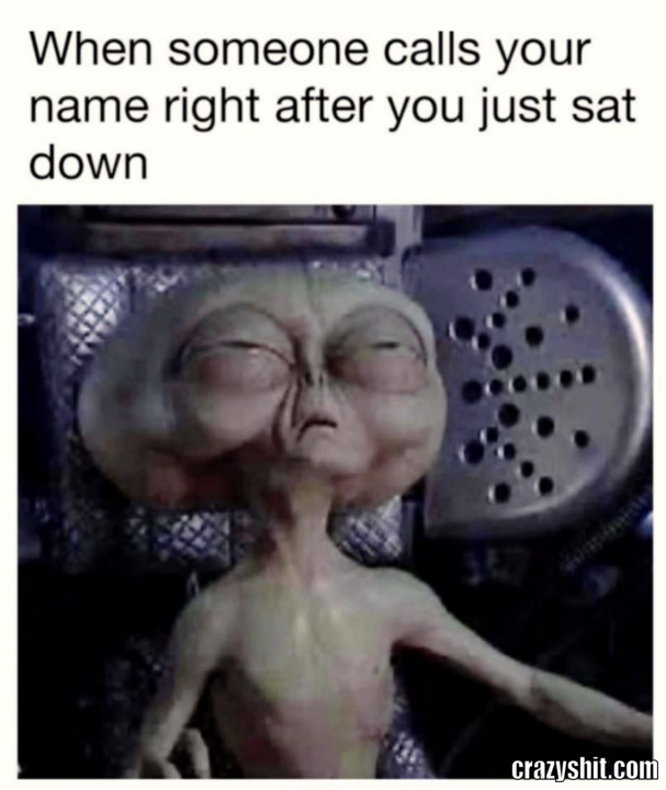 I Just Sat Down
